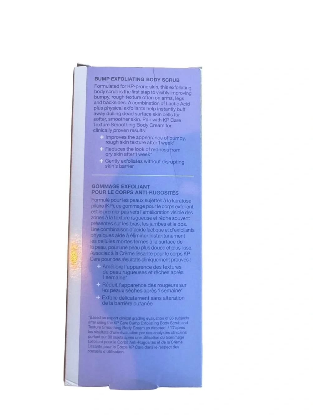 StriVectin Lavender Purple Exfoliating Body Scrub Box